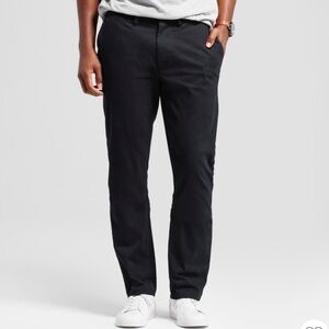 Goodfellow & Co. Pants The Every Wear Athletic Fit Chino Ebony Black Size 34x32